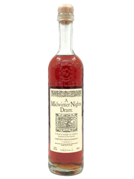 High West A Midwinter Night's Dram Act 11 Scene 11 American Straight Rye Whiskey