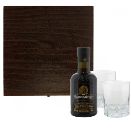 Bunnahabhain 1980 Canasta Glass Pack Dundonald Links 20cl